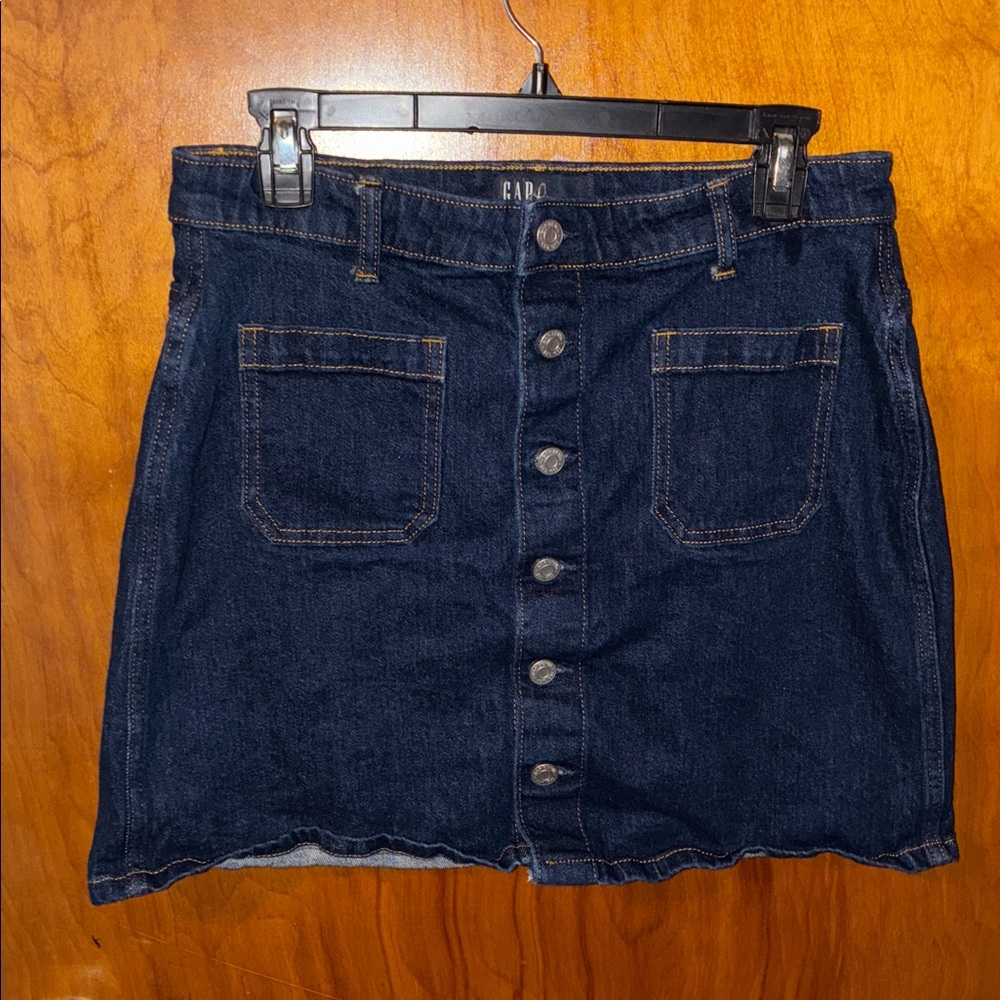 GAP Dark Blue Denim Skirt